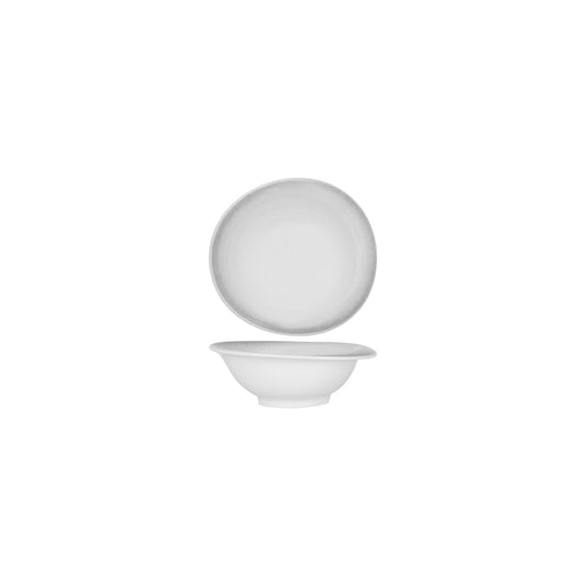 Tablekraft Bistro Organic Deep Bowl 165x153mm Frosted Steel (Box of 6) - Kitchenly