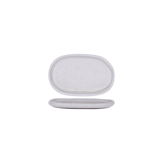 Tablekraft Naturals Ash Grey Oval Plate 210x135x20mm (Box of 6) - Kitchenly