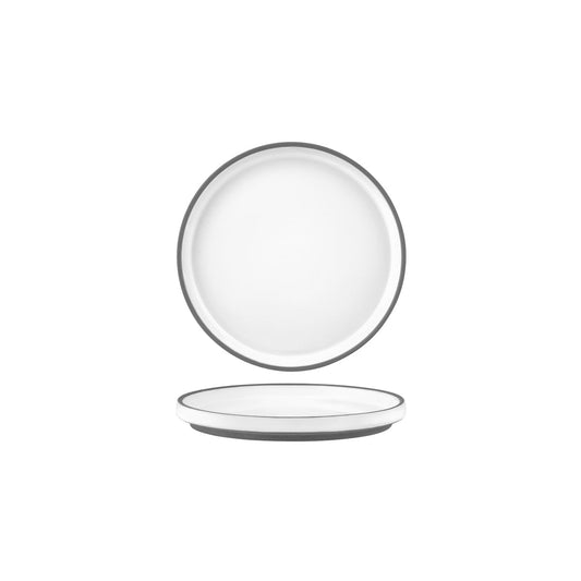 Tablekraft Urban Muse White Round Plate - 173mm, Box of 6