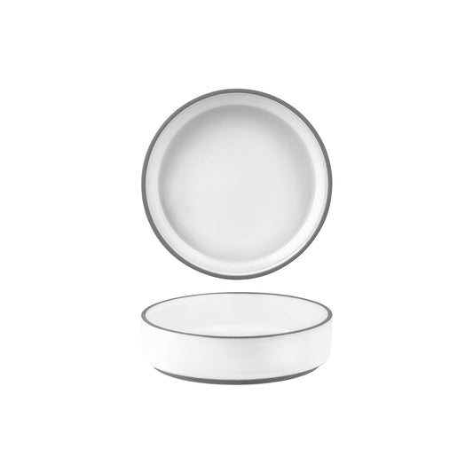 Tablekraft Urban Muse White Round Bowl - 170mm, Box of 6