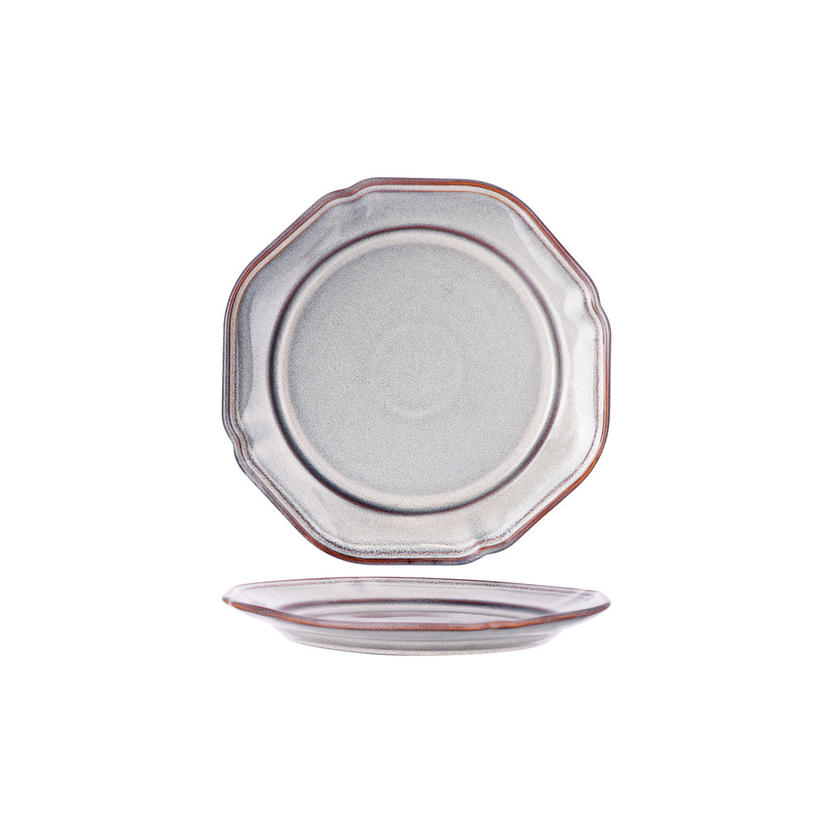 Tablekraft Provincial Vintage Plate Rim 274x29mm Ivory Mist (Box of 3) - Kitchenly