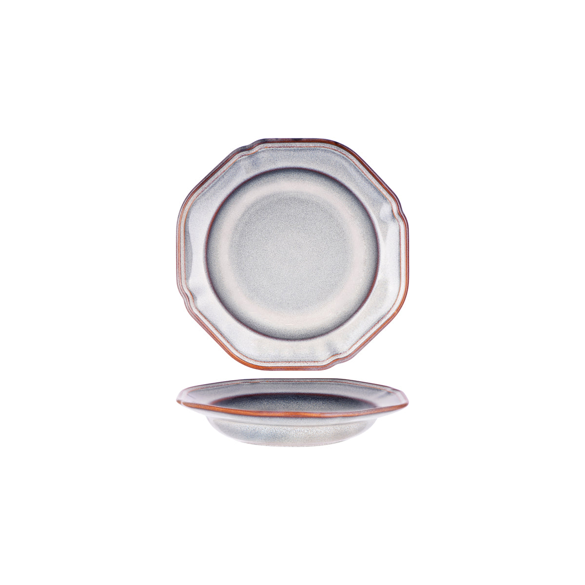 Tablekraft Provincial Vintage Bowl Rim 231x49mm Ivory Mist (Box of 6) - Kitchenly