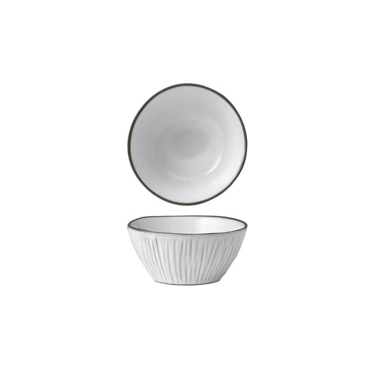 Tablekraft Linea Organics Conical Bowl - 130x63mm, 400ml, White, Box of 5