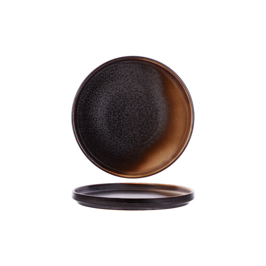 Tablekraft Urban Coffee Dust Round Stackable Plate - 210x22mm, Box of 6