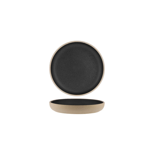 Tablekraft Soho Speckle Black Round Deep Coupe Plate 175x28mm (Box of 6) - Kitchenly