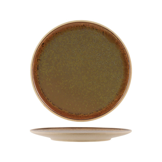 Tablekraft Soho Burnt Sienna Round Plate 285x10mm (Box of 4) - Kitchenly