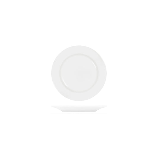 Tablekraft Core White Round Plate Rim Shape 150mm (Box of 6) - Kitchenly