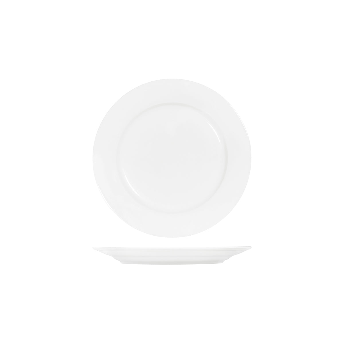 Tablekraft Core White Round Plate Rim Shape 280mm (Box of 3) - Kitchenly