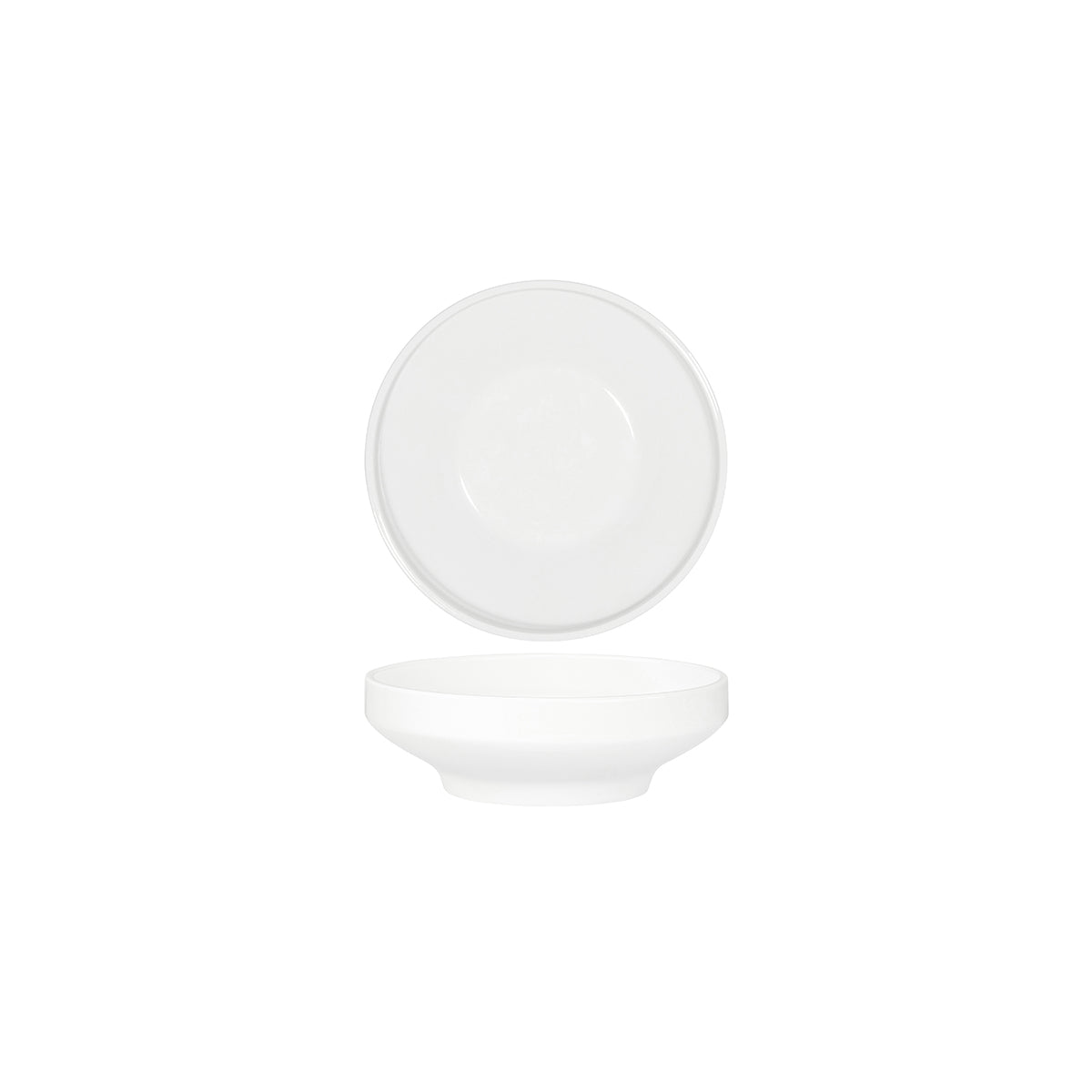 Tablekraft Core White Round Bowl Footed 160x50mm (Box of 6) - Kitchenly