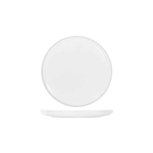 Tablekraft Core White Round Plate Walled Lip 270x26mm (Box of 3) - Kitchenly