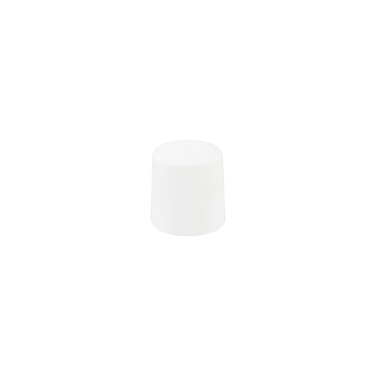 Tablekraft Core White Salt Shaker (1 Hole) Drum 48x53mm (Box of 12) - Kitchenly