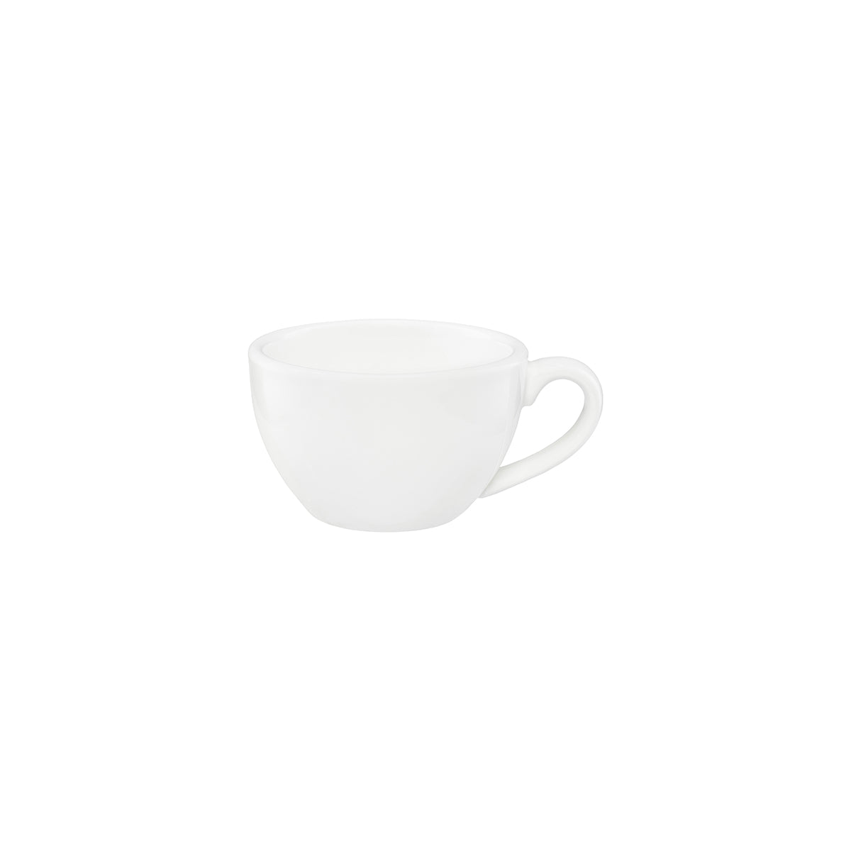 Tablekraft Core White CaPolypropyleneuccino Cup Tapered 220ml 118x72mm (Box of 6) - Kitchenly