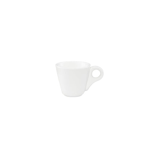 Tablekraft Core White Espresso Cup V Shape 70ml 86x58mm (Box of 12) - Kitchenly