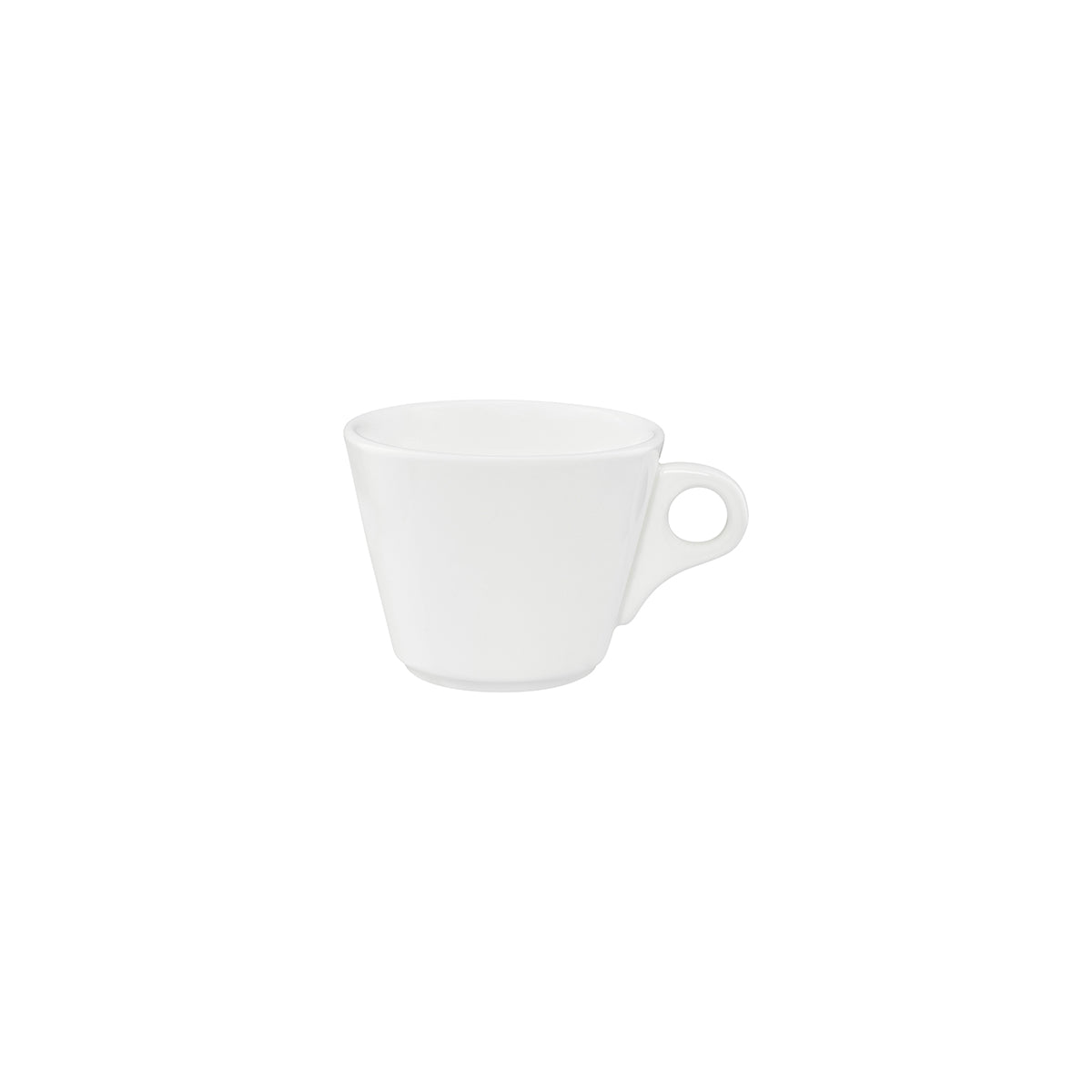 Tablekraft Core White CaPolypropyleneuccino Cup V Shape 220ml 115x70mm (Box of 6) - Kitchenly