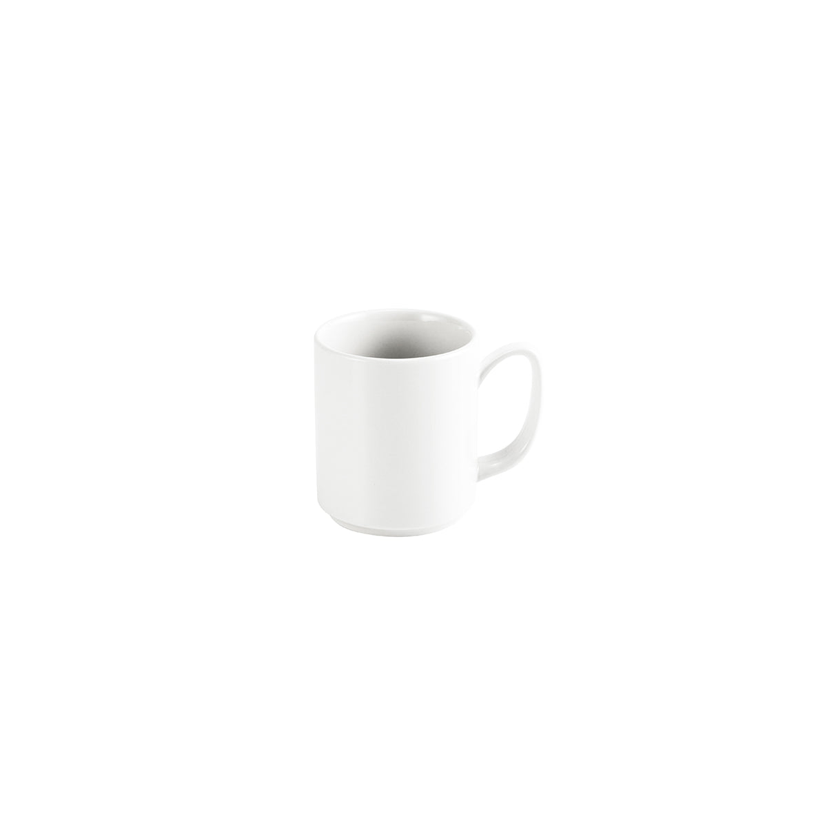 Tablekraft Core White Banquet Coffee Mug - 260ml, Box of 6