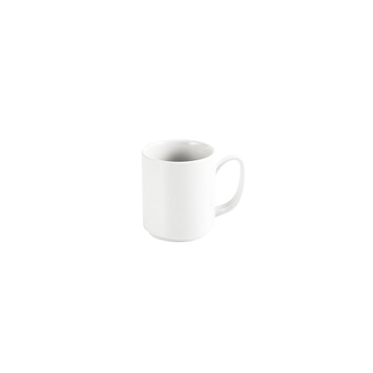 Tablekraft Core White Banquet Coffee Mug - 260ml, Box of 6