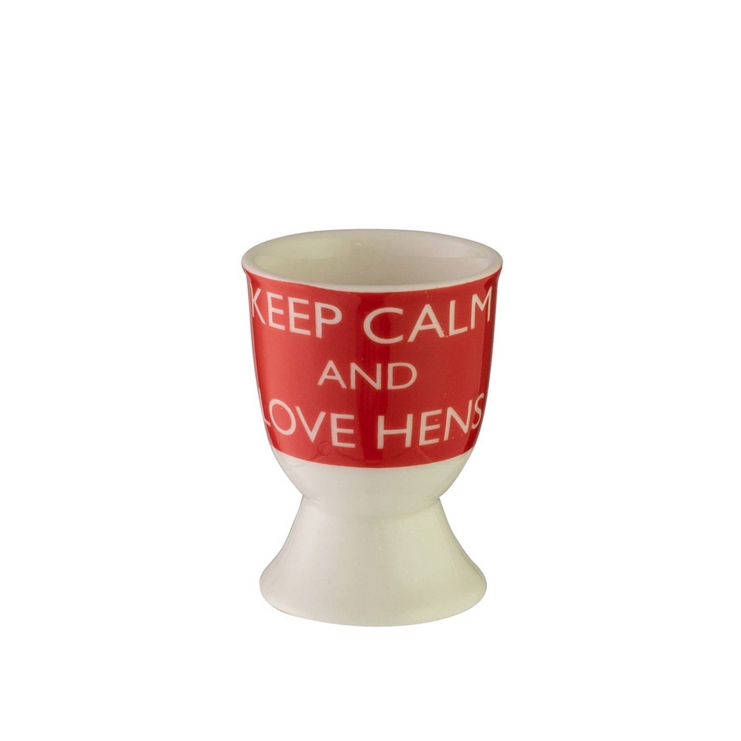 Animal Themed Egg Cup - Keep Calm And Love Hens