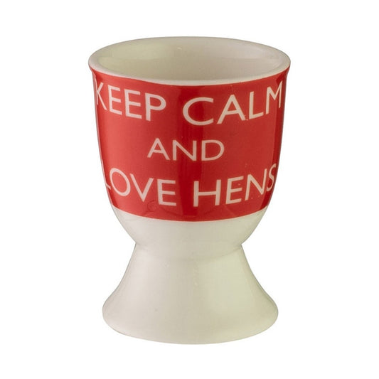 Animal Themed Egg Cup - Keep Calm And Love Hens