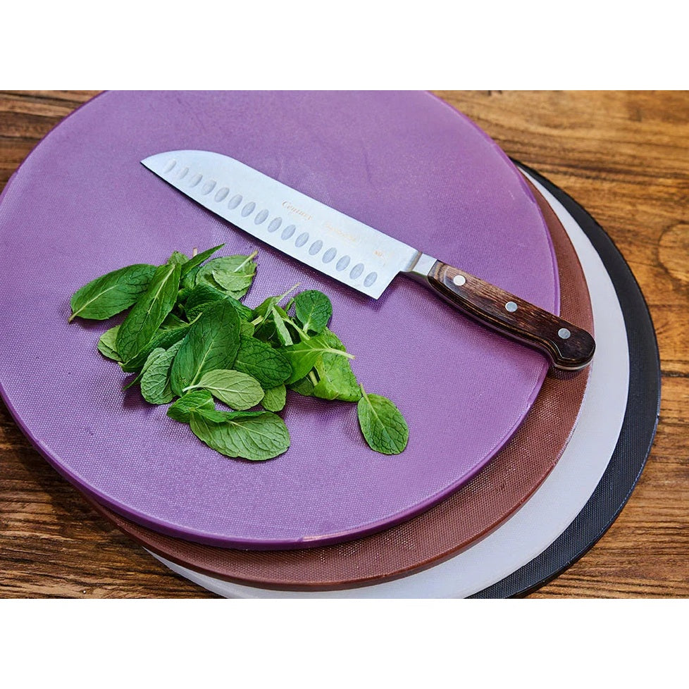 Chef Inox Cutting Board Polyethylene Round - 350x13mm