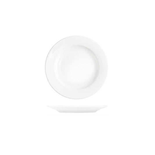 Tablekraft Core White Banquet Round Plate - 175mm, Box of 6