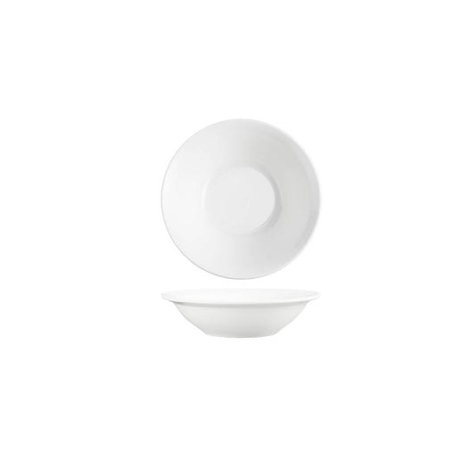 Tablekraft Core White Banquet Round Fruit Bowl - Narrow Rim, 160mm, Box of 6