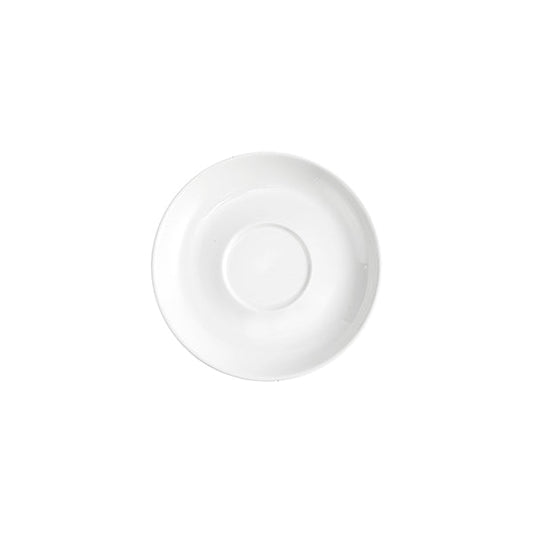 Tablekraft Core White Banquet Coffee Saucer - 149mm, Box of 6