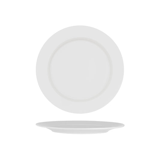 Royal Bone China Ascot Round Rimmed Plate - 311mm, Box of 6