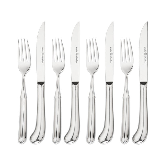 Stirling 8 Piece Steak Knife and Fork Set