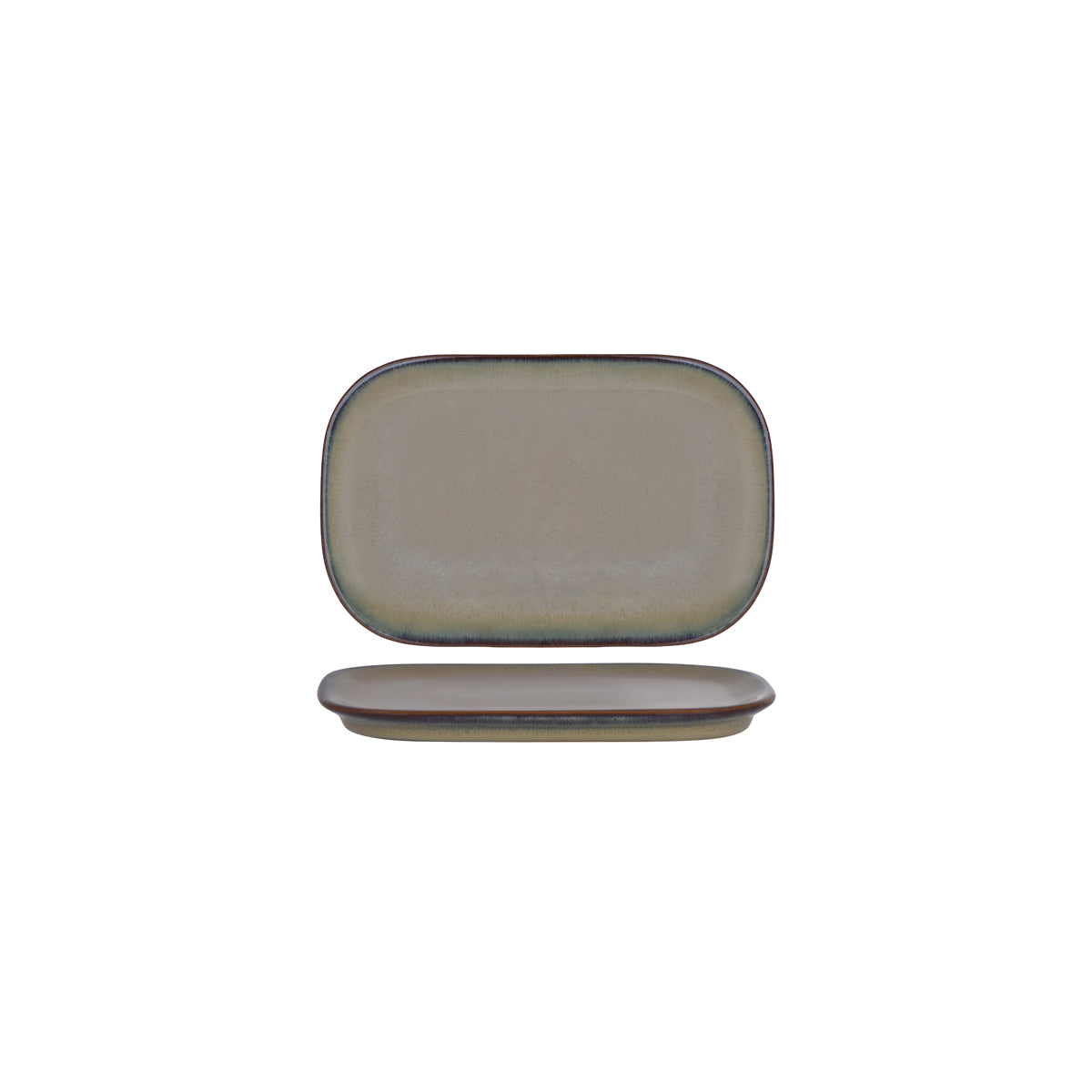 Tablekraft Artistica Canvas Rectangular Coupe Plate 220x140mm (Box of 12) - Kitchenly