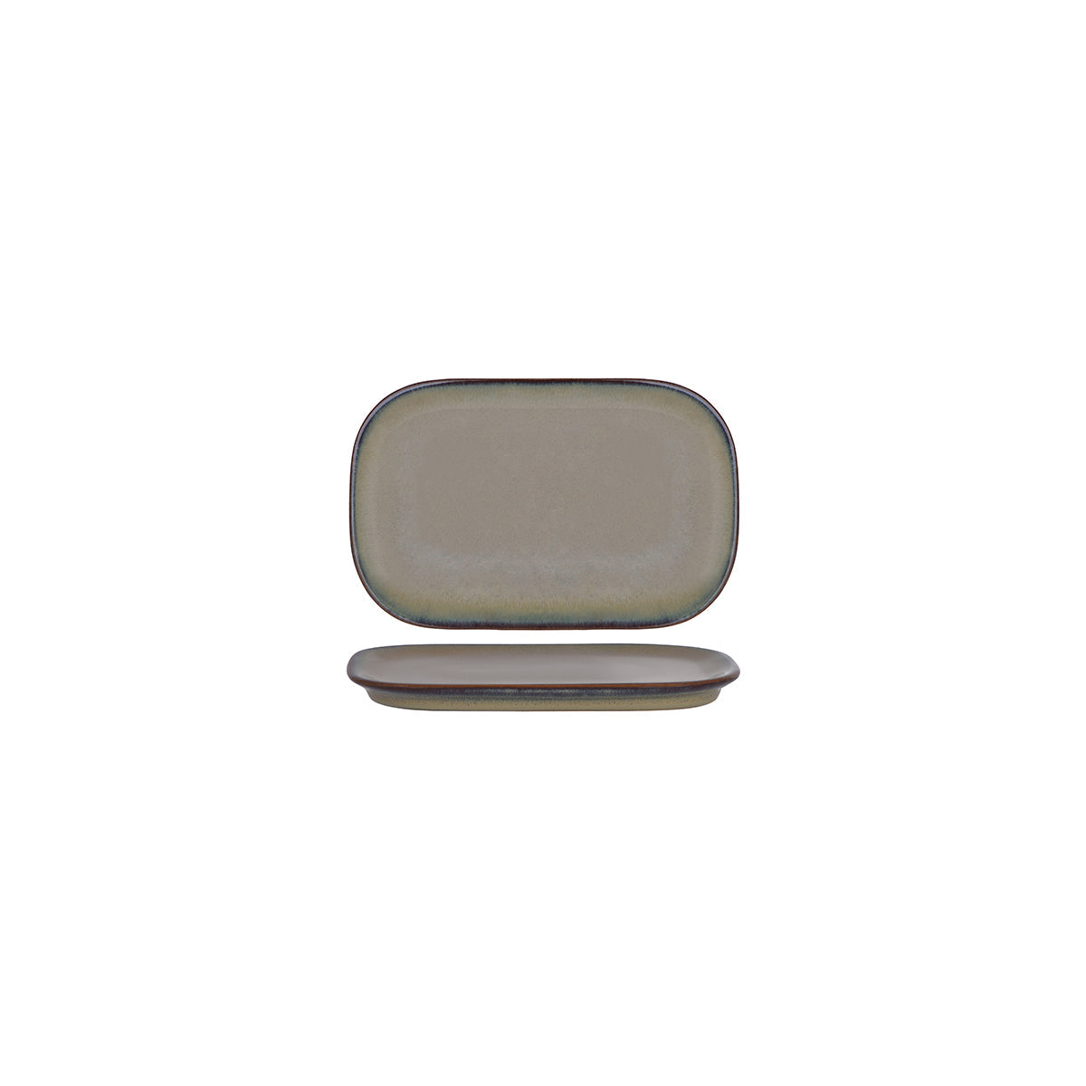 Tablekraft Artistica Canvas Rectangular Coupe Plate 170x110mm (Box of 12) - Kitchenly