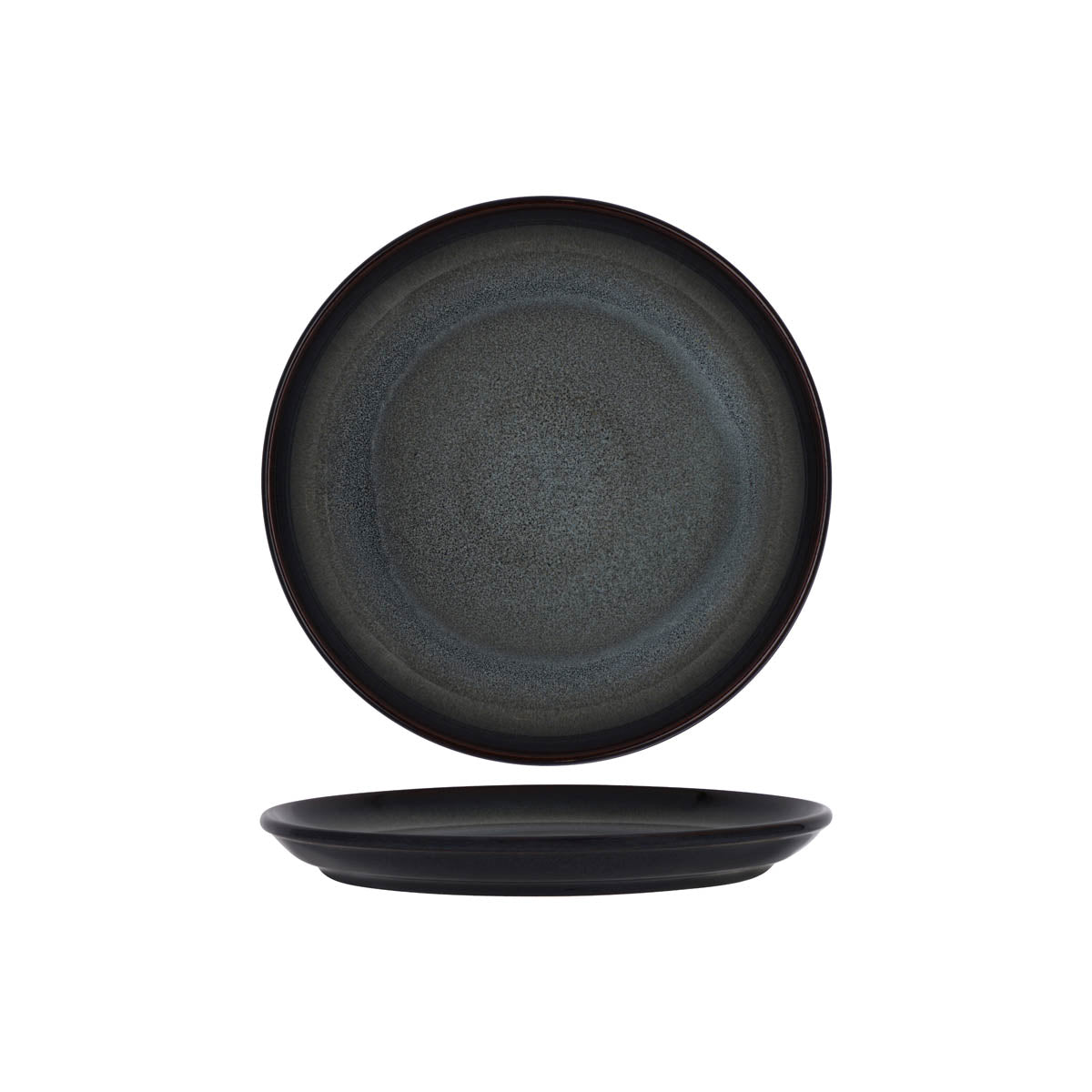 Tablekraft Artistica Pewter Round Plate Rolled Edge 270mm (Box of 12) - Kitchenly