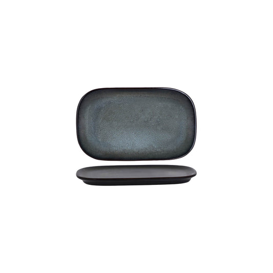 Tablekraft Artistica Pewter Rectangular Coupe Plate 250x140mm (Box of 12) - Kitchenly