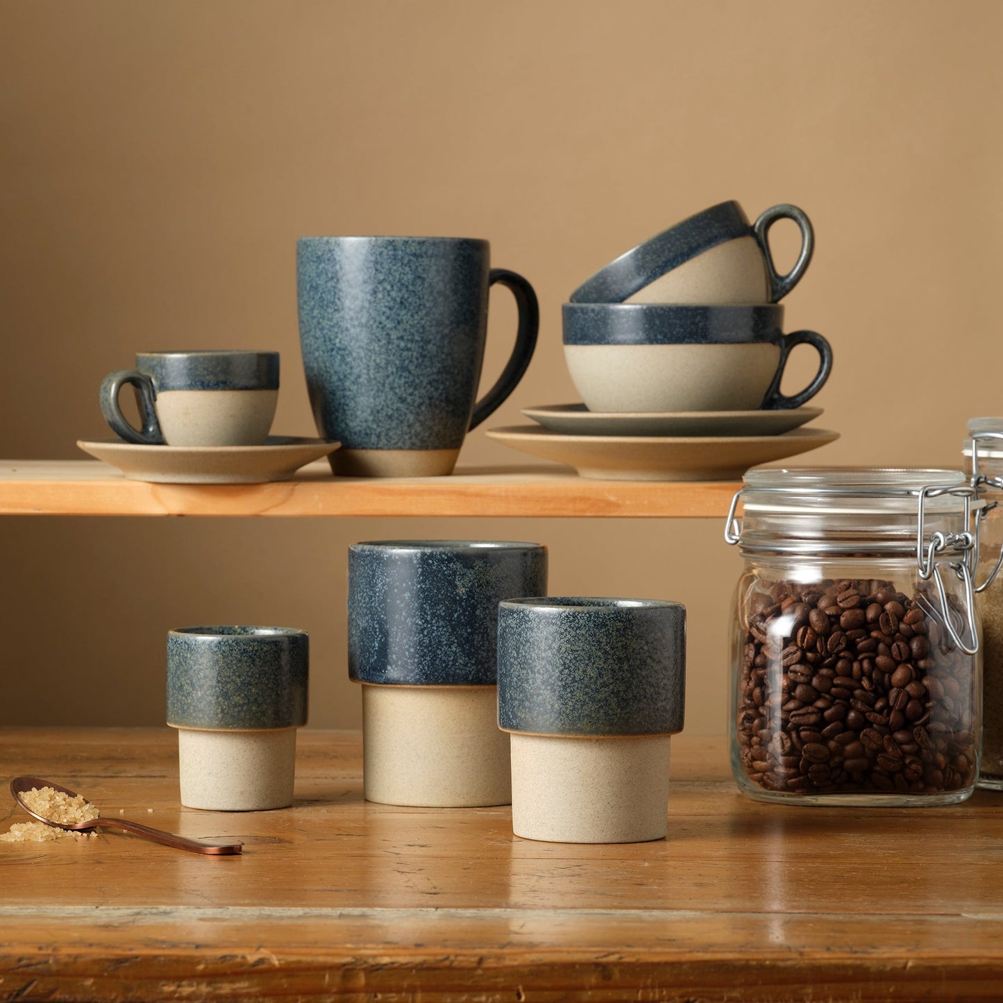 Brew Pottery Grey Cast Saucer - 125mm, Box of 6