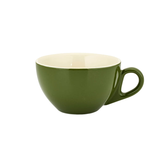 Brew Pine Green Cappuccino Cup - 220ml, Box of 6