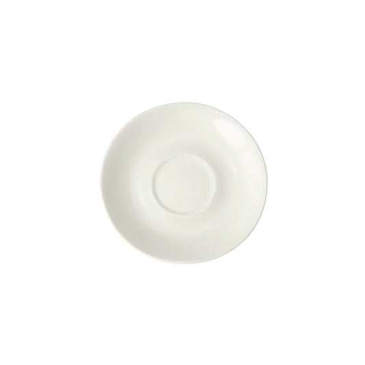 Brew White Espresso Saucer - 120mm, Box of 6