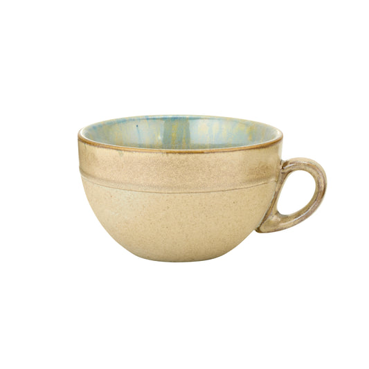 Brew Pottery Sandy Beige Latte Cup - 280ml, Box of 6