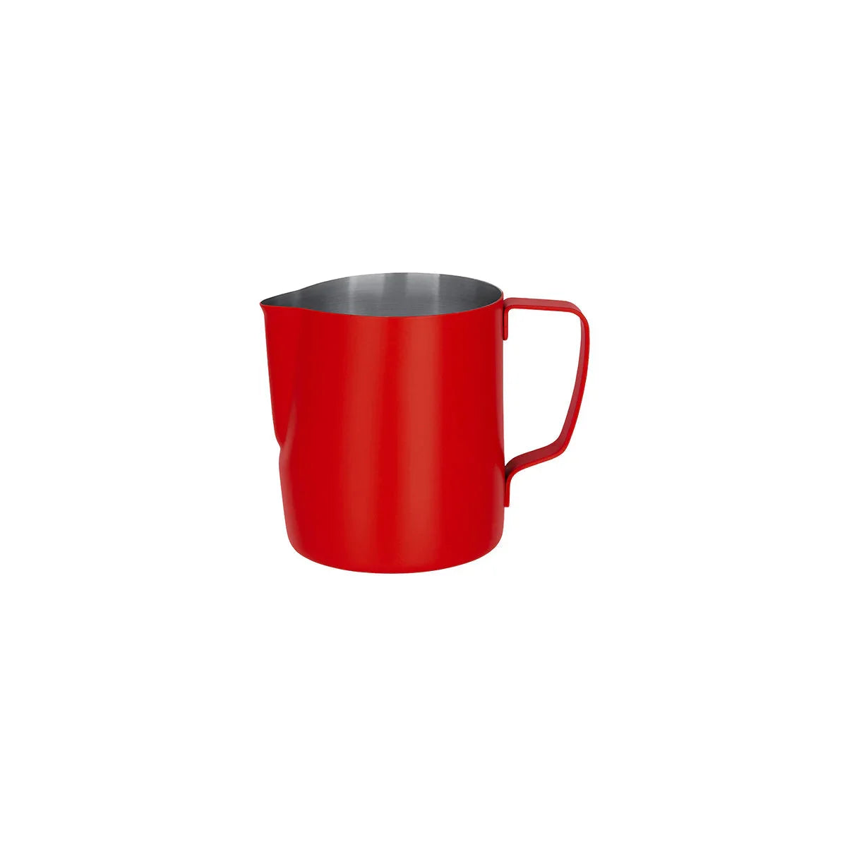 Brew Stainless Steel Milk Frothing Jug - 600ml, Powder Coat Red