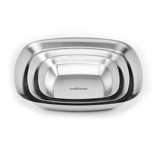 Cuitisan Rectangle Plate Set Container - 3pc