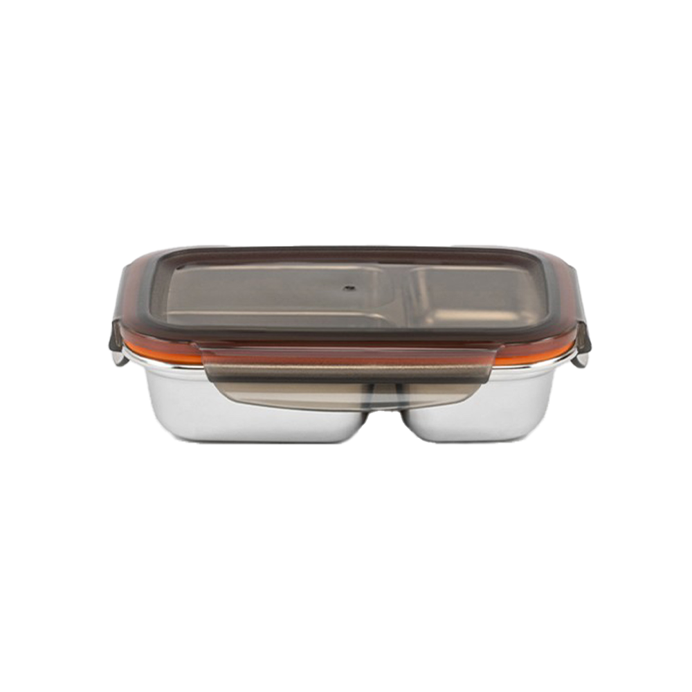 Cuitisan 3 Partition Rectangle No.4 Container - 900ml