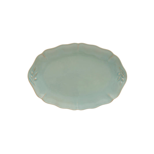 Costa Nova Alentejo Turquoise Oval Platter - 323x222mm