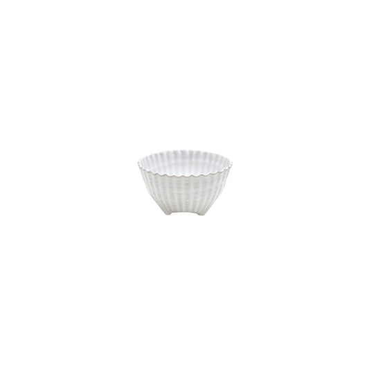 Costa Nova Aparte White Round Shell Footed Bowl - 142mm, 530ml (Box of 6)