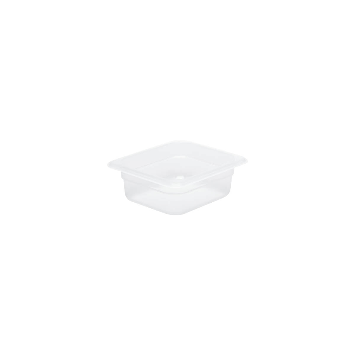Chef Inox GN Polypropylene Storage Container - GN 1/6 x 65mm, Clear
