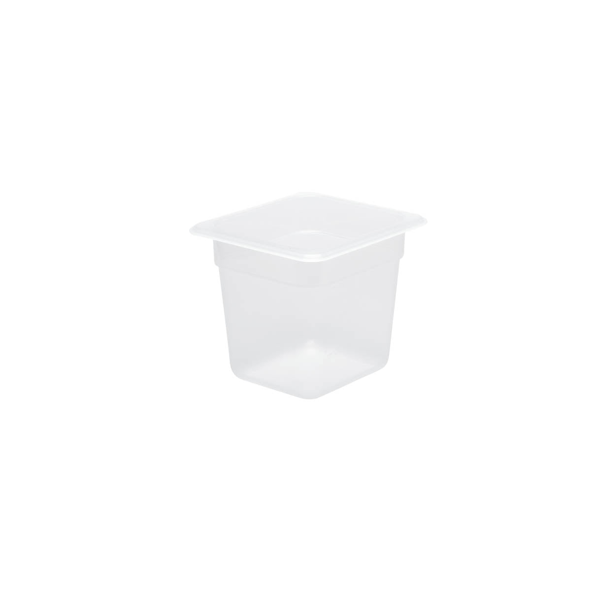 Chef Inox GN Polypropylene Storage Container - GN 1/6 x 150mm, Clear