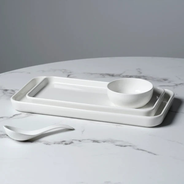 Tablekraft Core White Chinese Spoon 130x40x30mm (Box of 6)