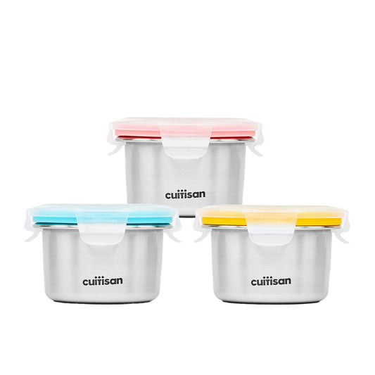 Cuitisan Infant Feeding Container - Set Container - 3pc Container - 200ml