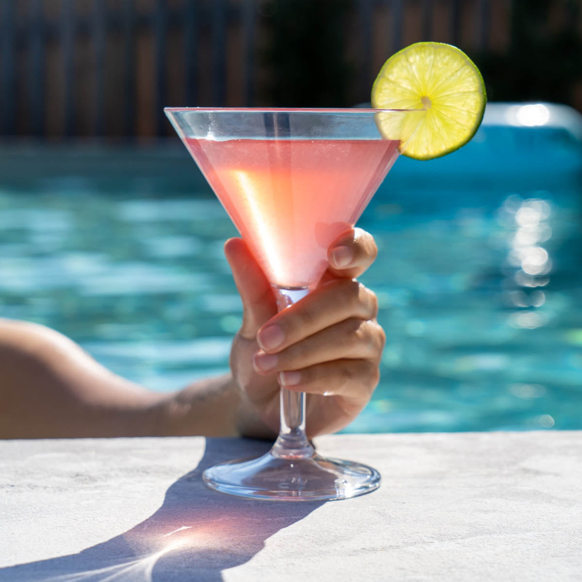 D-Still Essentials Polycarbonate Martini - 280ml , Box of 4