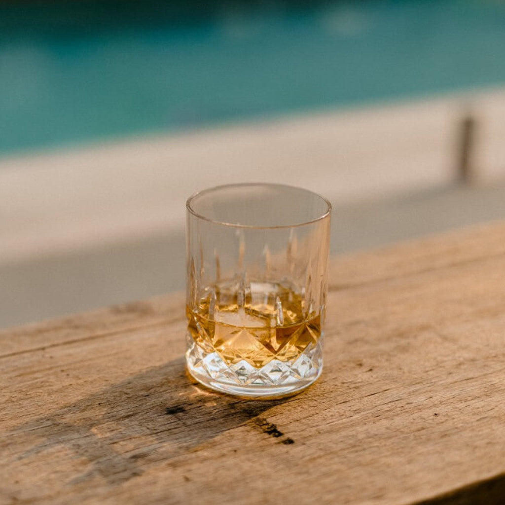 D-Still Polycarbonate Diamond Cut Old Fashioned - 295ml , Box of 4