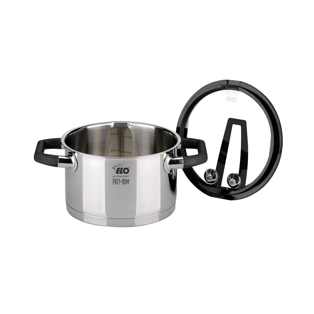 Elo "Black Pearl" Pot 4pcs Set - 160mm, 200mm, 240mm, 160mm
