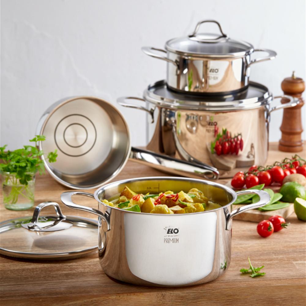 Elo "Silicano+" Casserole with Glass Lid - 200mm