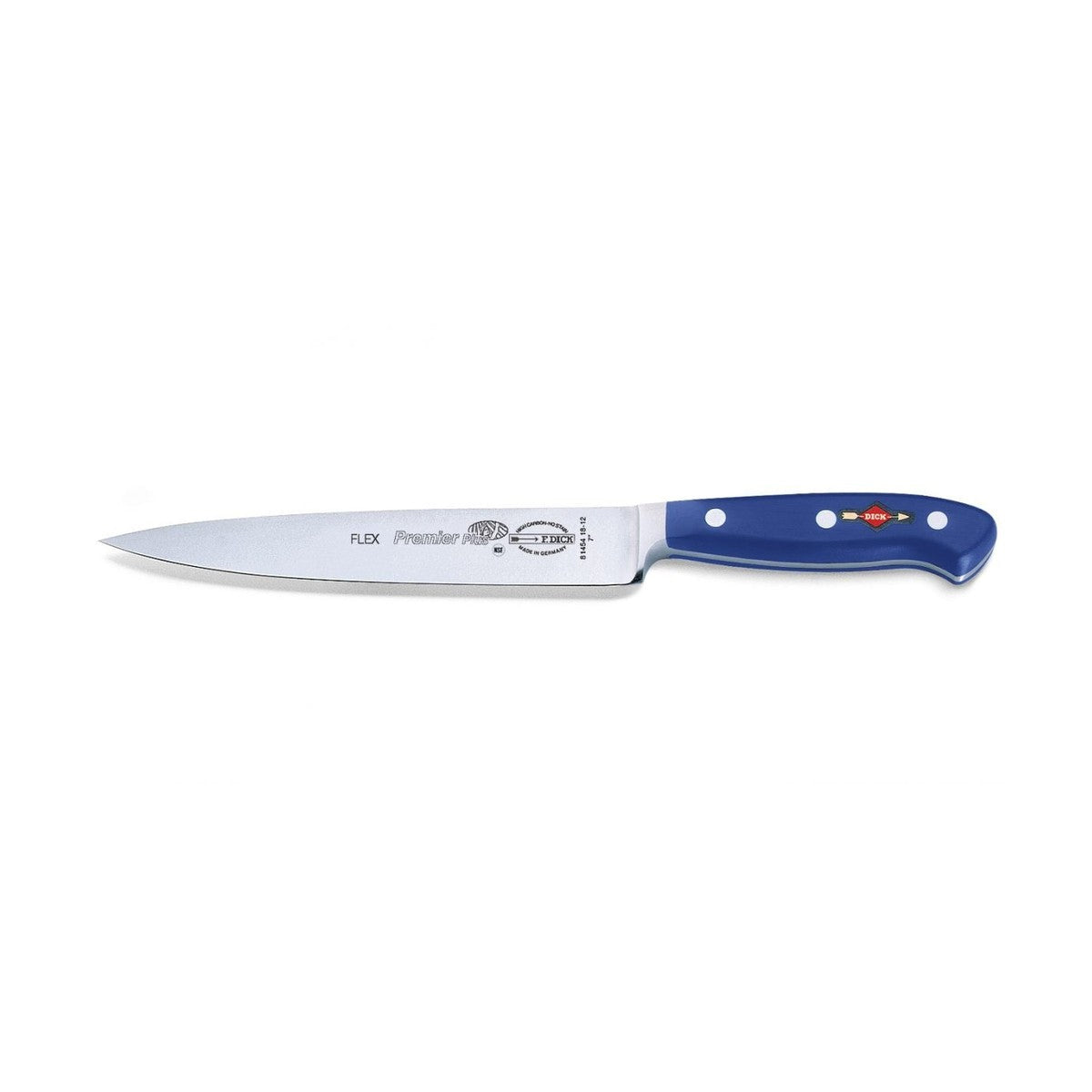 F.Dick Premier Plus Filleting Knife Flexible 18cm Blue C&C/P - Kitchenly